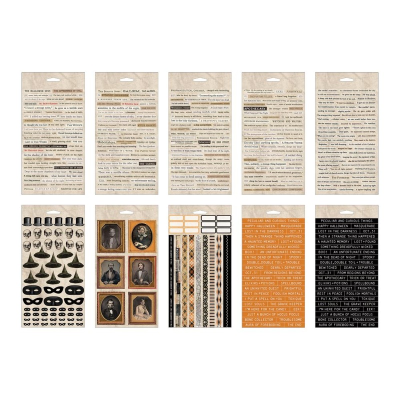 Idea-Ology Sticker Book 4.5X8.75 484/Pkg Peculiar And Curious Things