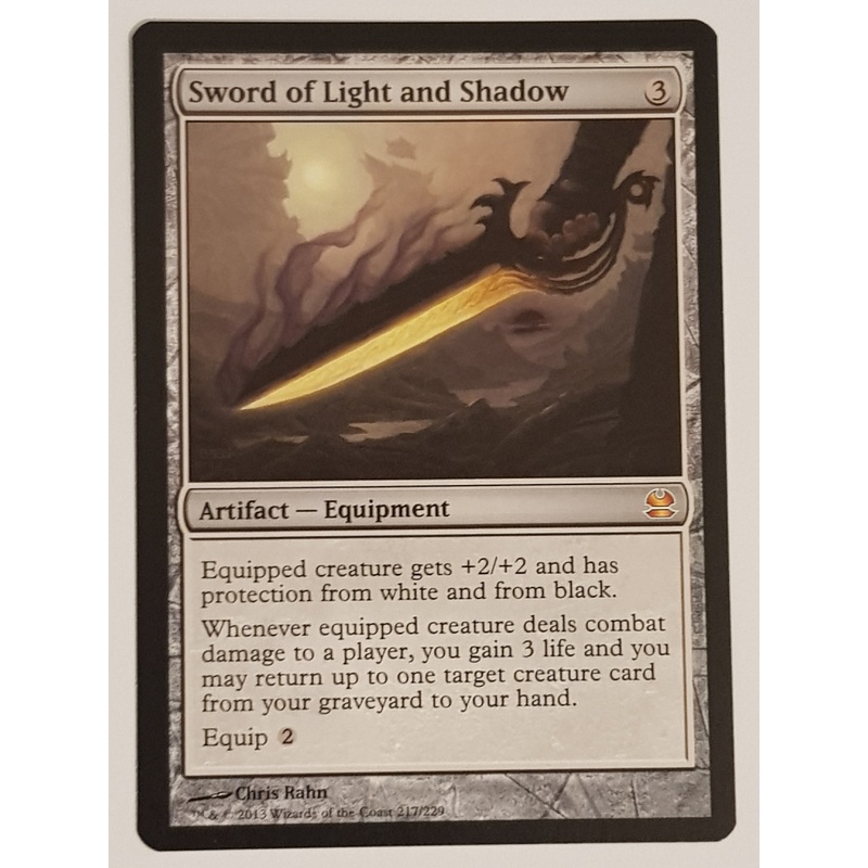 Magic the Gathering Modern Masters 2013 Sword of Light and Shadow #217 Mythic Trading Card