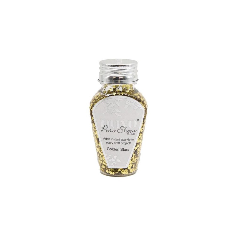 Nuvo Pure Sheen Confetti Golden Stars