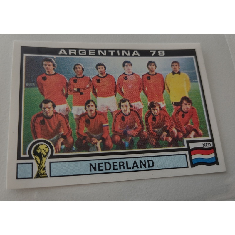 Panini World Cup Story Sonric’s #118 Nederland Team Sticker