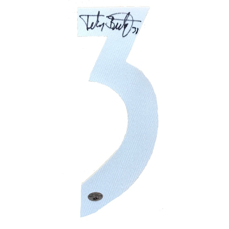Peter Budaj Signed Jersey Number (White)