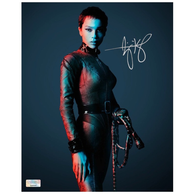 Zoe Kravitz Autographed 2022 The Batman Catwoman 8×10 Studio Photo