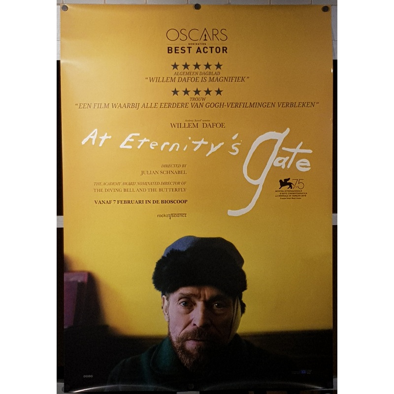 At Eternity’s Gate Original 27×39 Dutch Movie Poster (2018)