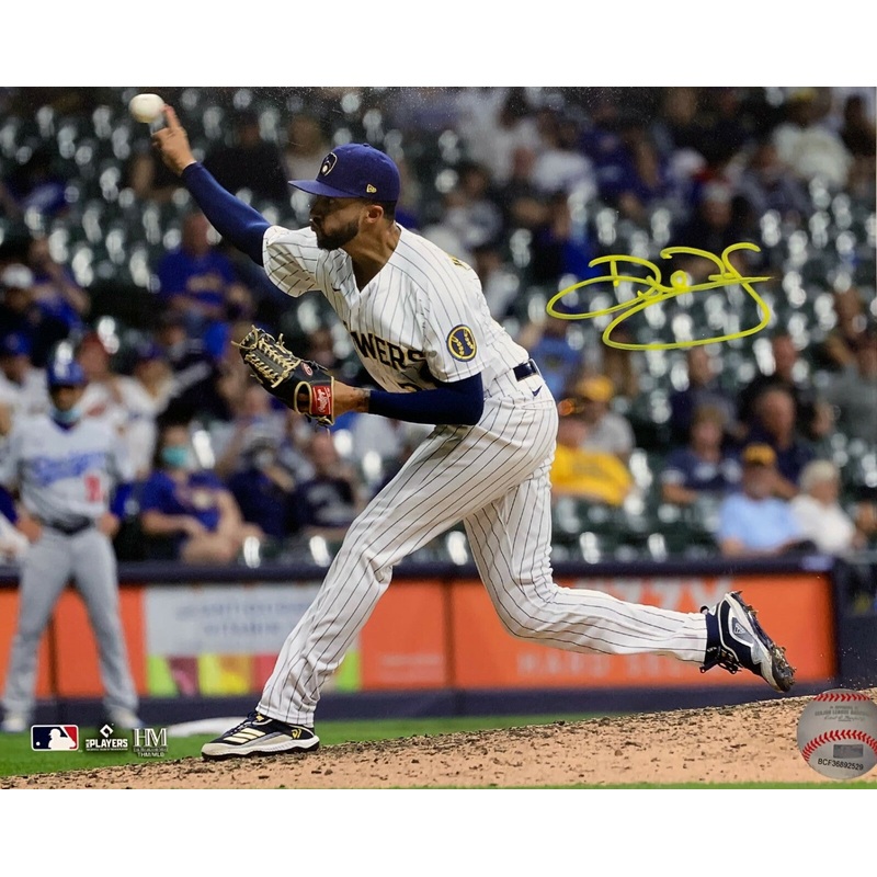 Brewers DEVIN WILLIAMS Signed 8×10 Photo #8 AUTO – 2020 NL Rookie of the Year
