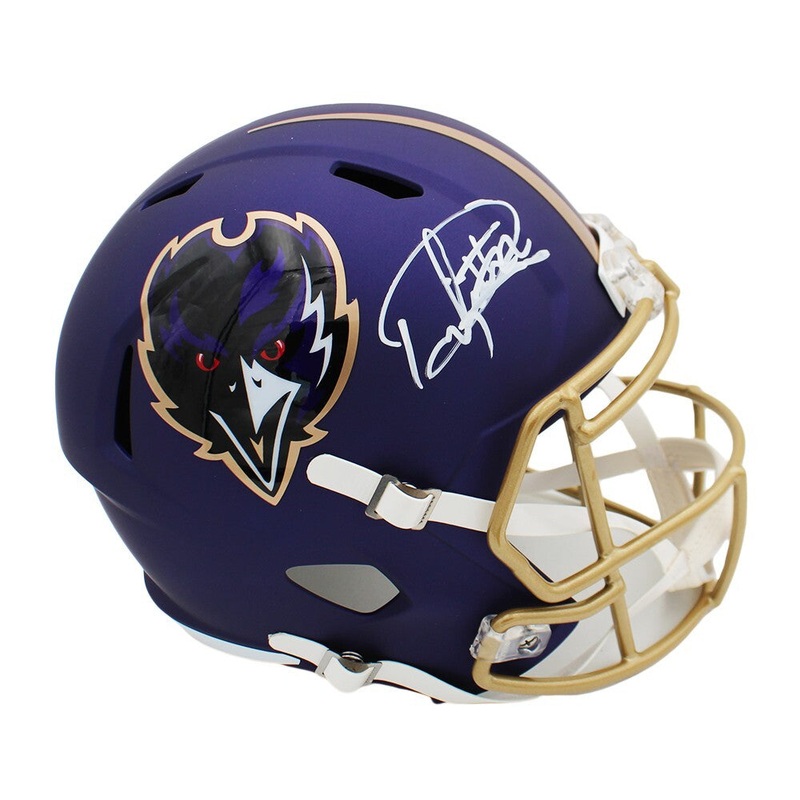 Derrick Henry Signed Baltimore Ravens Speed Full Size Alternate 2024 NFL Helmet