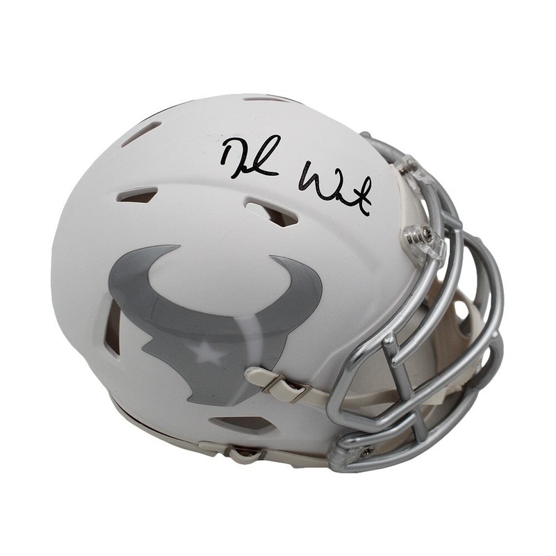 Deshaun Watson Signed Houston Texans Speed Ice NFL Mini Helmet