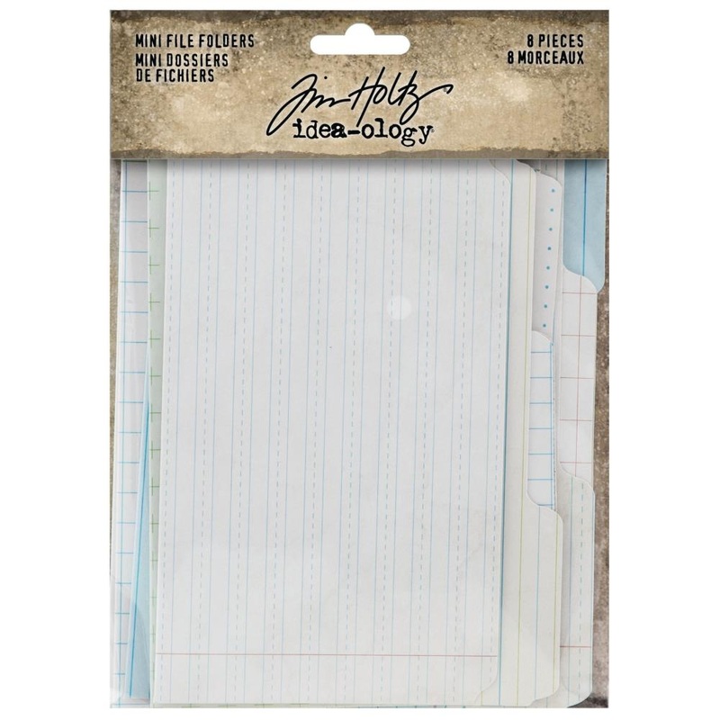 Idea-Ology Mini File Folders 8/Pkg
