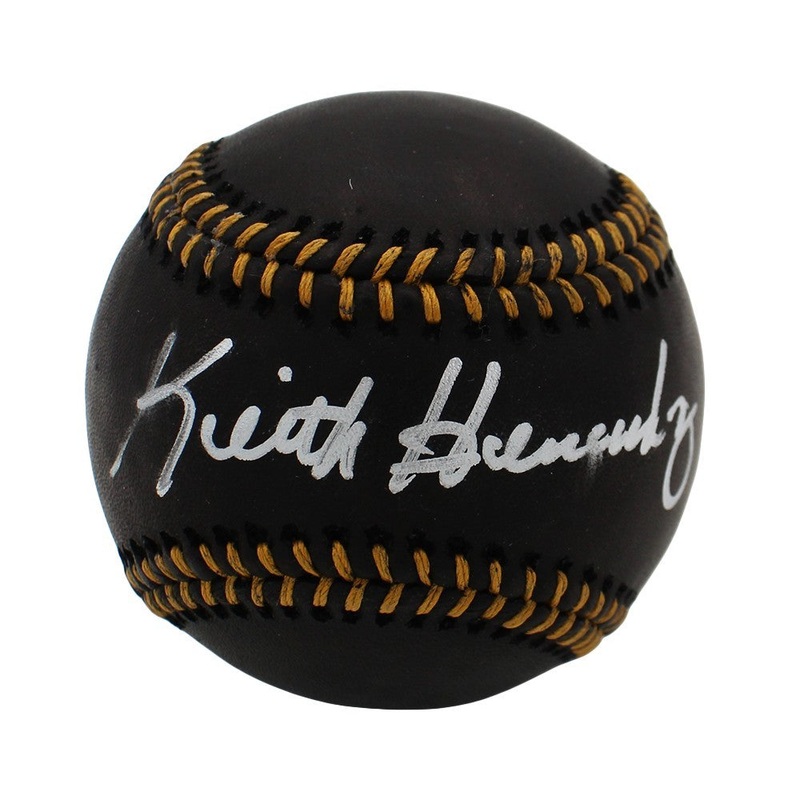 Keith Hernandez Signed New York Mets Rawlings OML Black MLB Baseball