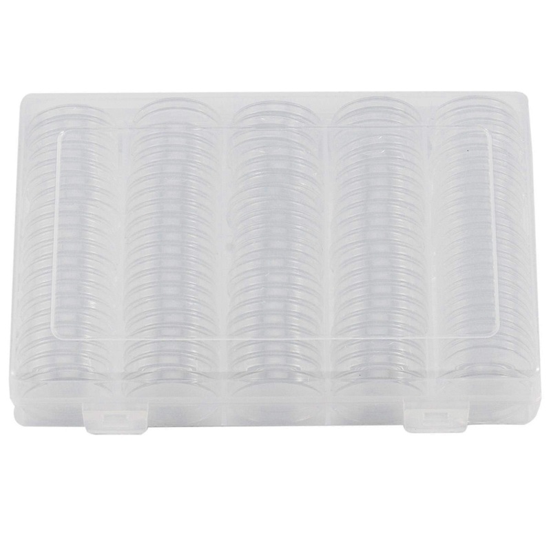 Professional Coin Case with Foam Gasket – Durable Capsule for Coin Collection & Display Storage