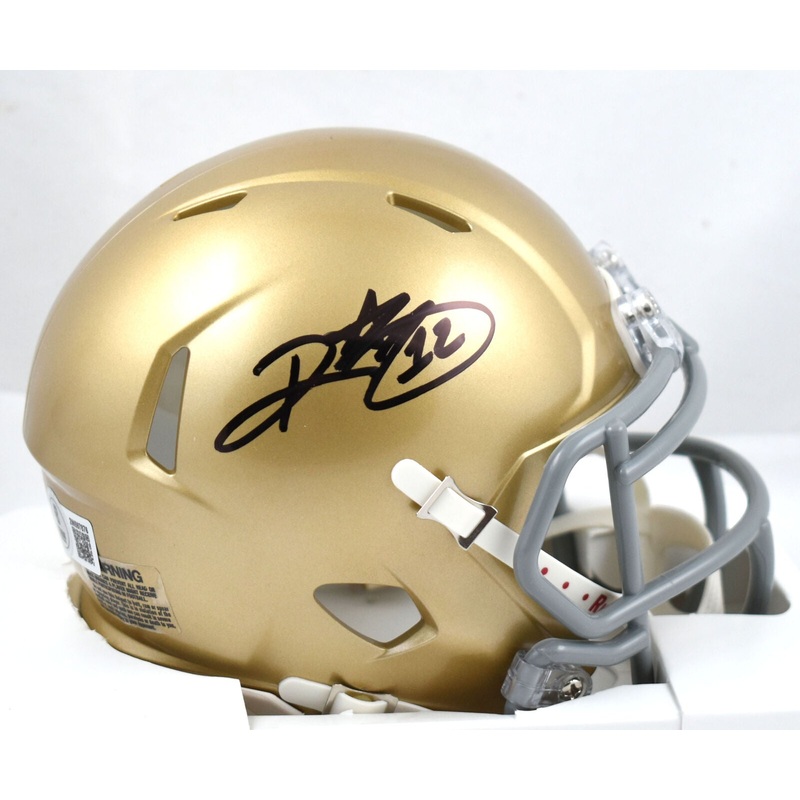 Ricky Watters Autographed Notre Dame Speed Mini Helmet – Beckett W Hologram