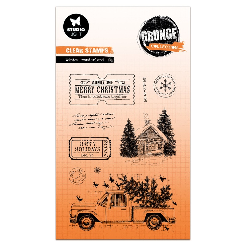 Studio Light Grunge – Clear Stamp Winter Wonderland