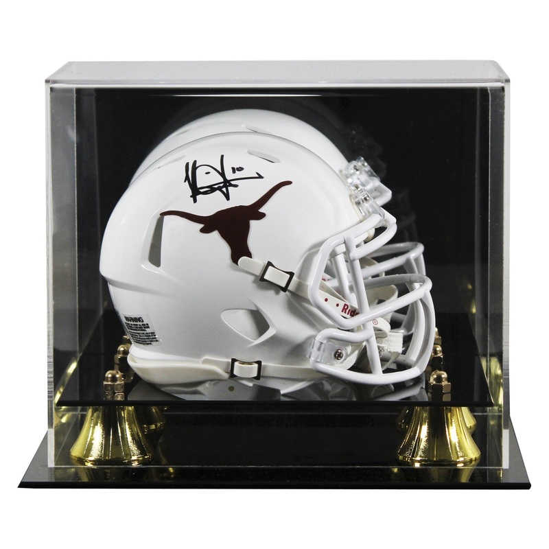 Texas Vince Young Authentic Signed Speed Mini Helmet W/ Case BAS Witnessed