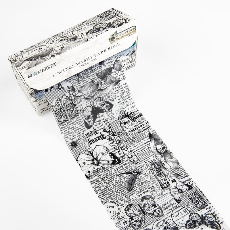 49 And Market Curators Essential 4 Washi Tape Roll Wings