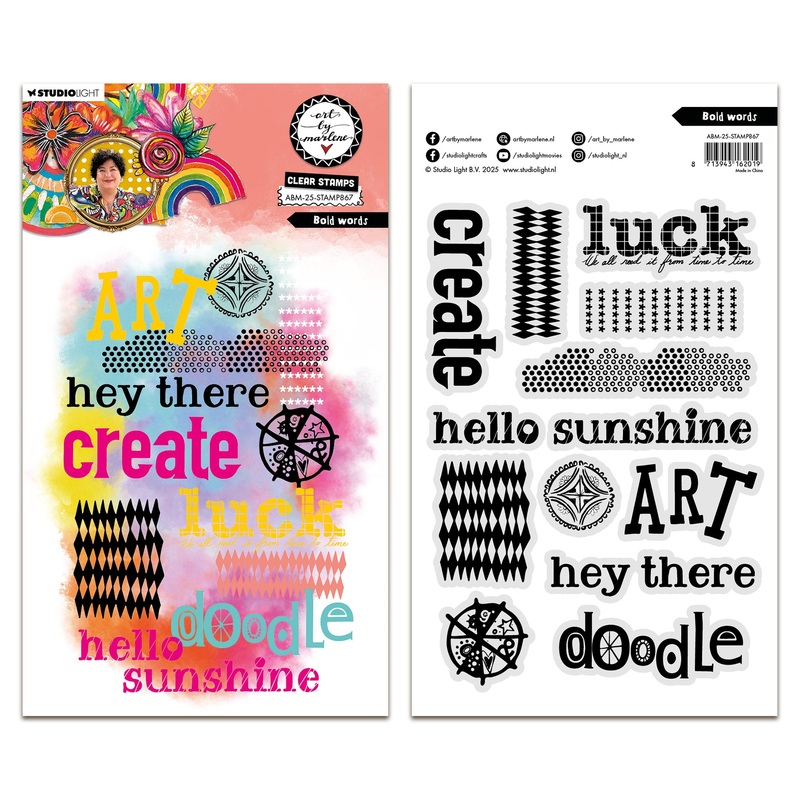Art By Marlene Clear Stamp – Bold Words