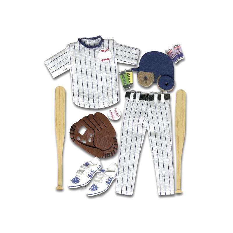 Jolee’s Boutique Dimensional Stickers Baseball