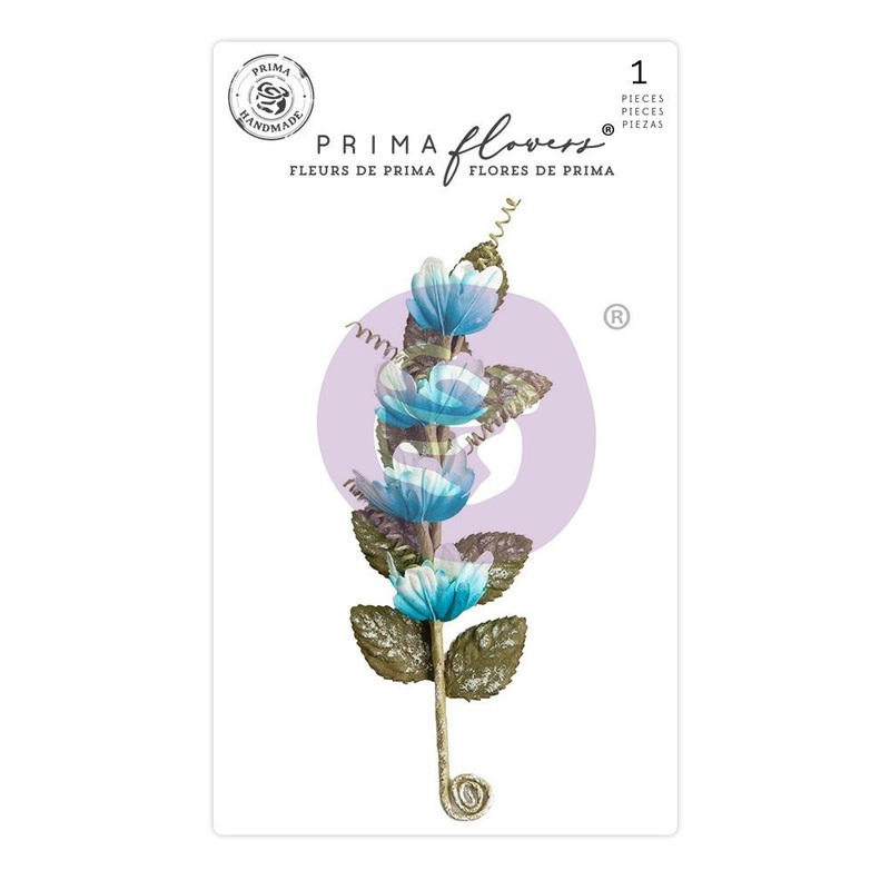 Prima Marketing Mulberry Paper Flowers Serene/Aquarelle Dreams