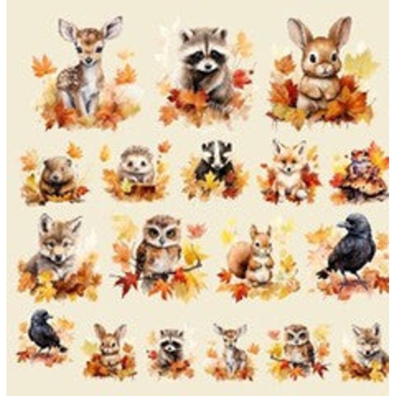 Simply Stated – Autumn Splendor Critters Ephemera