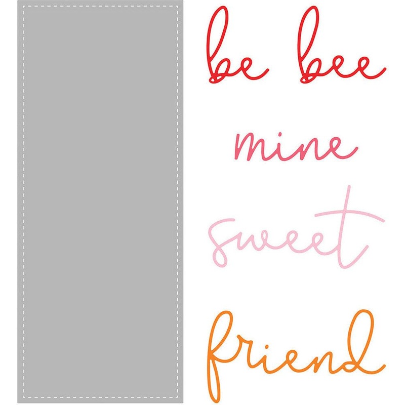 Slimline Sentiments: Stitched – Honey Cuts – Retiring