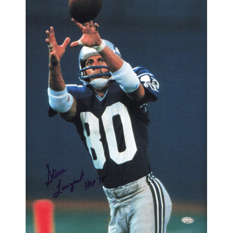 Steve Largent Autographed 11×14 Photo Seattle Seahawks HOF 95 MCS Holo #64176