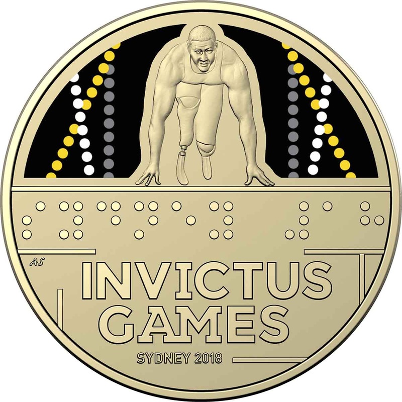 Sydney Invictus Games 2018 $1 Colour Uncirculated Coin