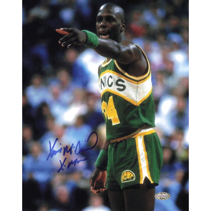 Xavier X-Man McDaniel Autographed 8×10 Photo Seattle Supersonics MCS Holo #87274