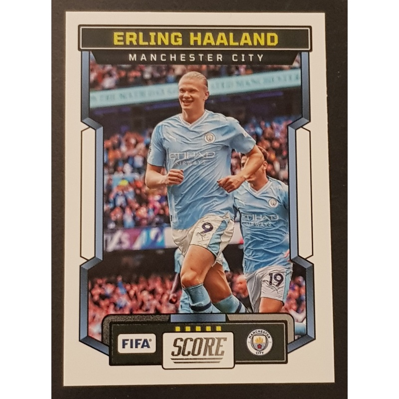 2023-24 Panini Score FIFA Erling Haaland #145 Trading Card
