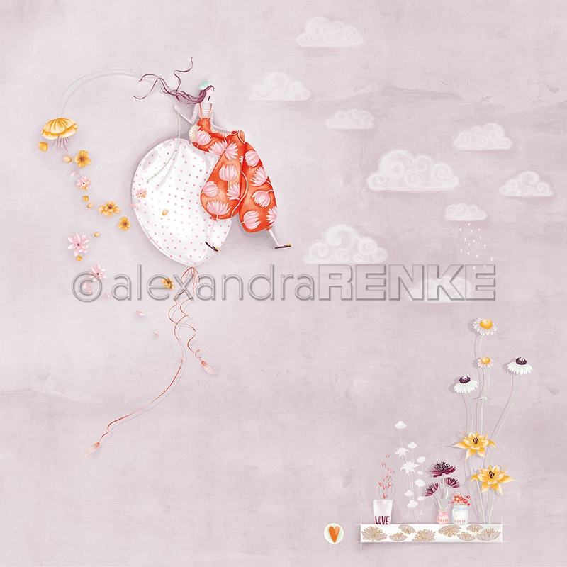 Alexandra Renke 12×12 Design Paper Lisas Figurines Enchanted Balloon Ride 200g – 1 pc