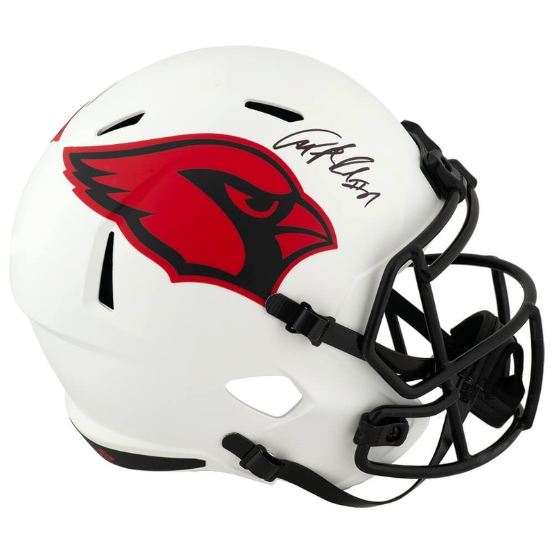 Anquan Boldin Signed Cardinals Lunar Riddell Full Size Replica Helmet – (SS COA)