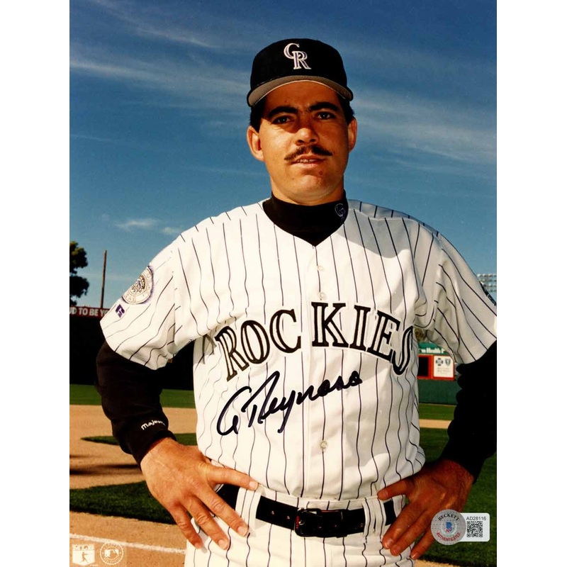 Armando Reynoso Autographed Colorado Rockies 8×10 Photo Beckett 50403