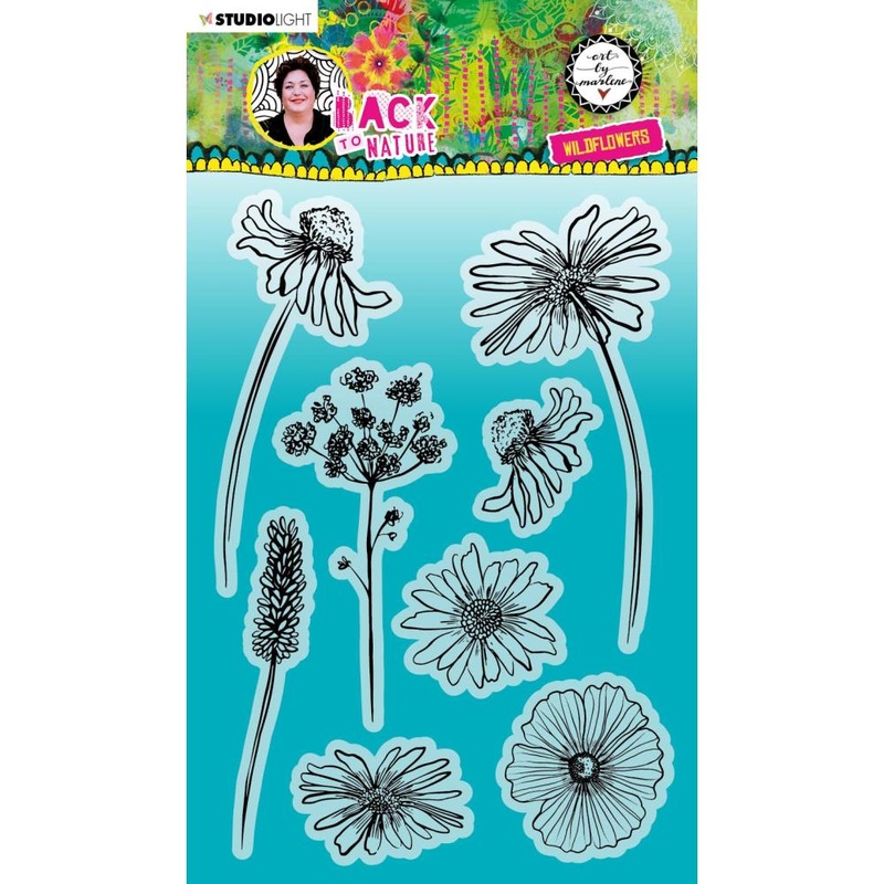 Art By Marlene Back To Nature Clear Stamps Wildflowers
