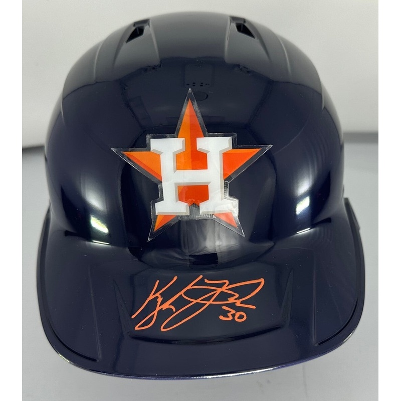 Astros WS Champ KYLE TUCKER Signed Full Size Rawlings Baseball Helmet AUTO – BAS