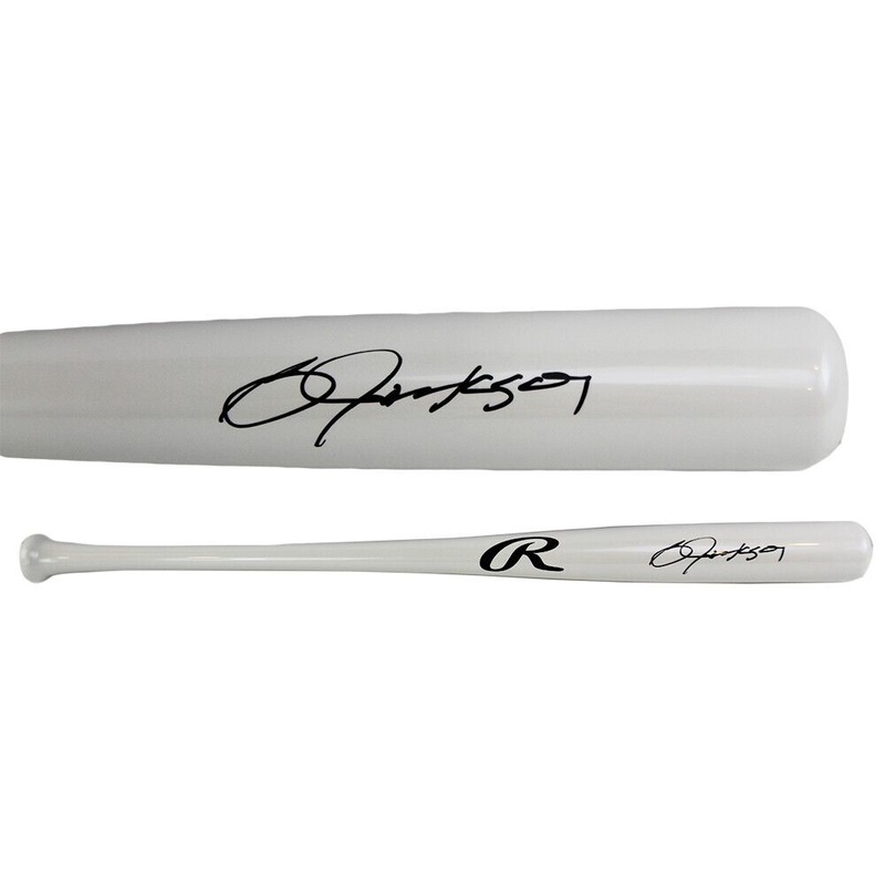 Bo Jackson Signed Kansas City Royals Rawlings White Chrome MLB Bat