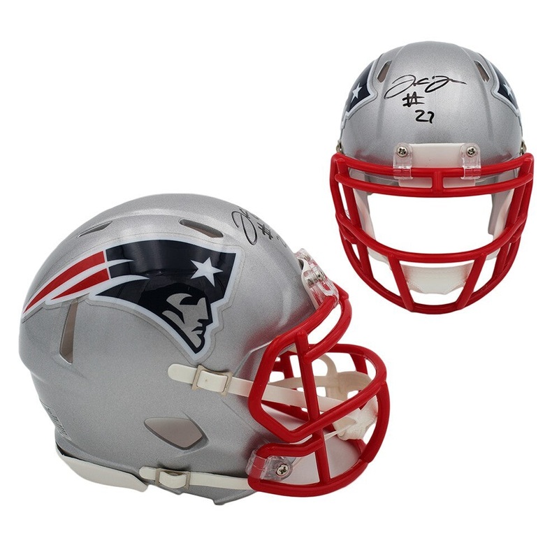 JC Jackson Signed New England Patriots Speed NFL Mini Helmet