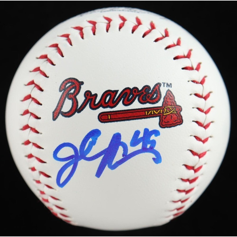 John Rocker Signed Rawlings Atlanta Braves Logo Baseball (Playball Ink)