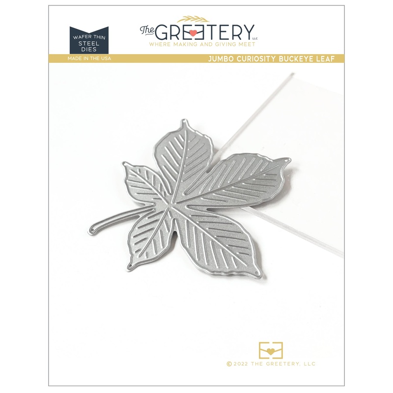 Jumbo Curiosity Buckeye Leaf Die