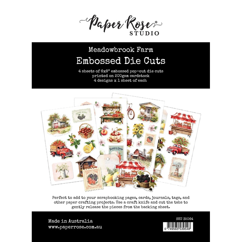 Paper Rose Meadowbrook Farm Embossed Die Cuts