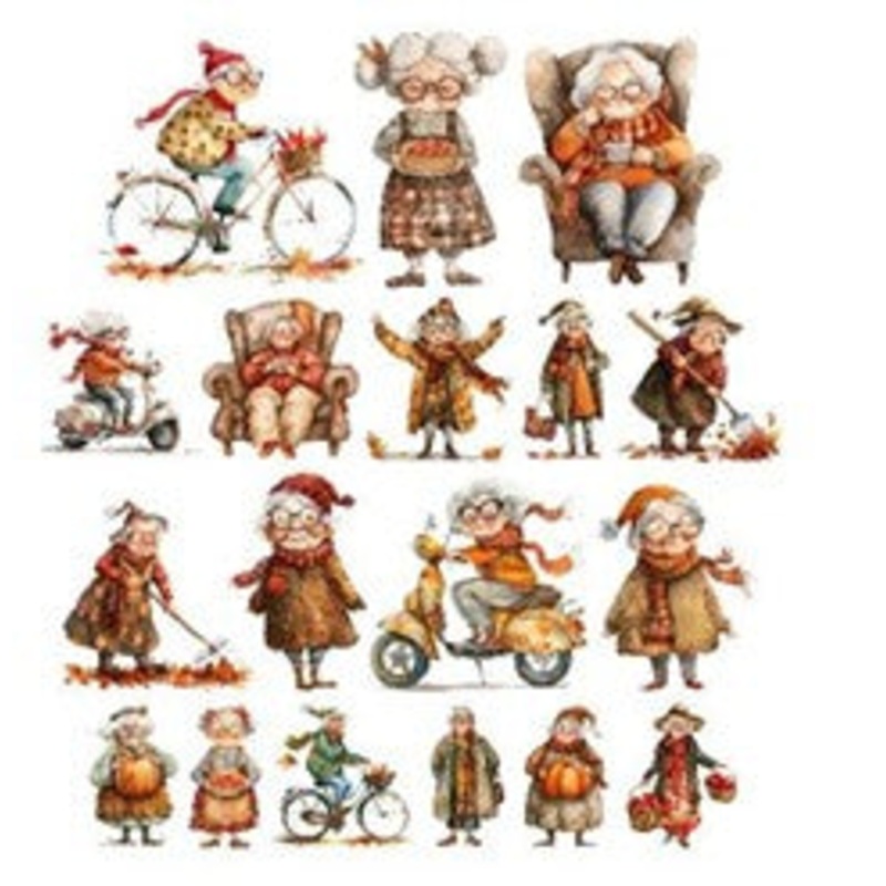 Simply Stated – Autumn Grannies Ephemera