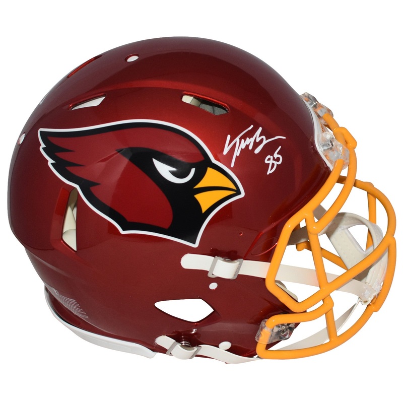 TREY McBRIDE SIGNED ARIZONA CARDINALS FLASH AUTHENTIC SPEED HELMET BECKETT