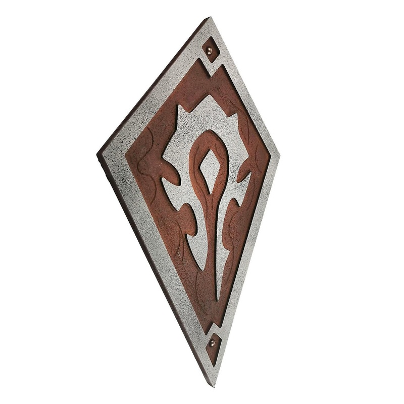 World of Warcraft engraved wooden shield