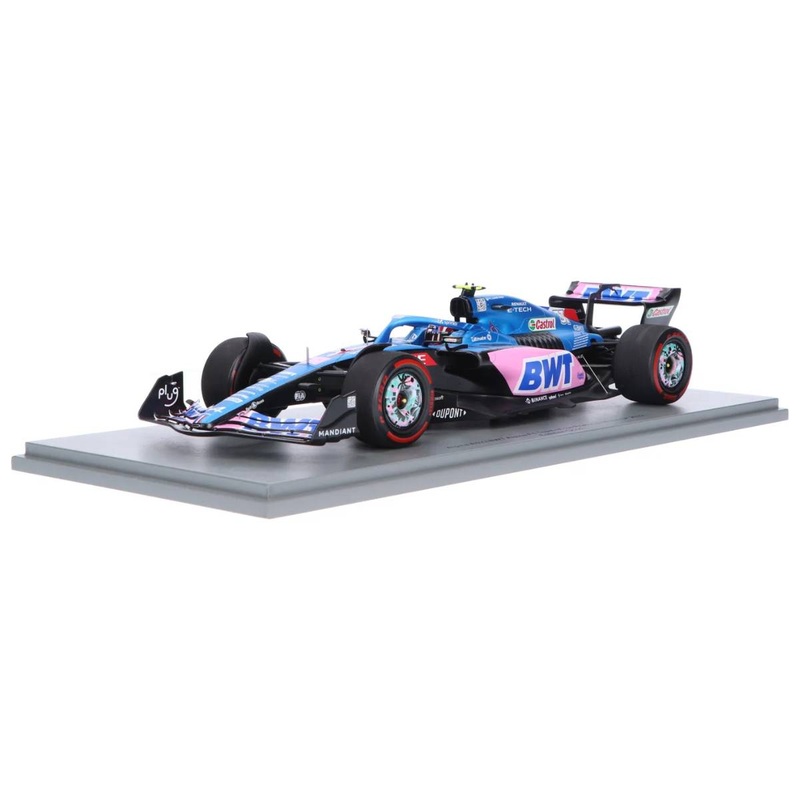 Alpine A522 No.31 BWT Alpine F1 Team – Miami GP 2022 – Esteban Ocon.  With Acrylic Cover – 1:18 Scale Resin Model Car