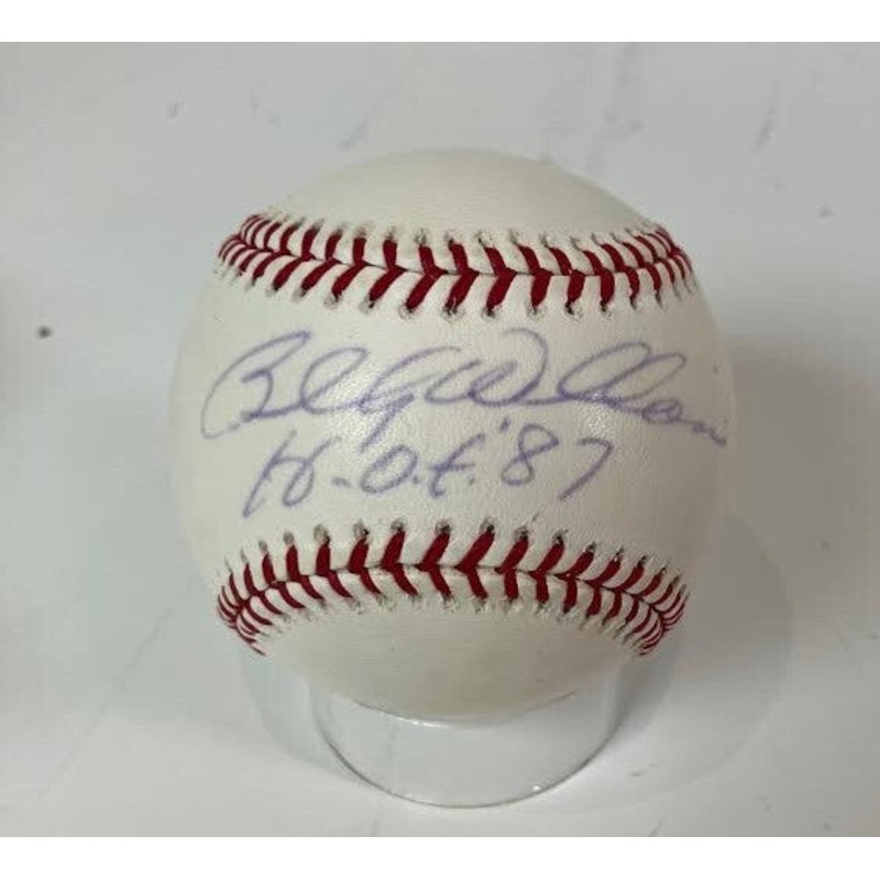 Billy Williams Autographed/Inscribed H.O.F. ’87 Official MLB Baseball JSA COA