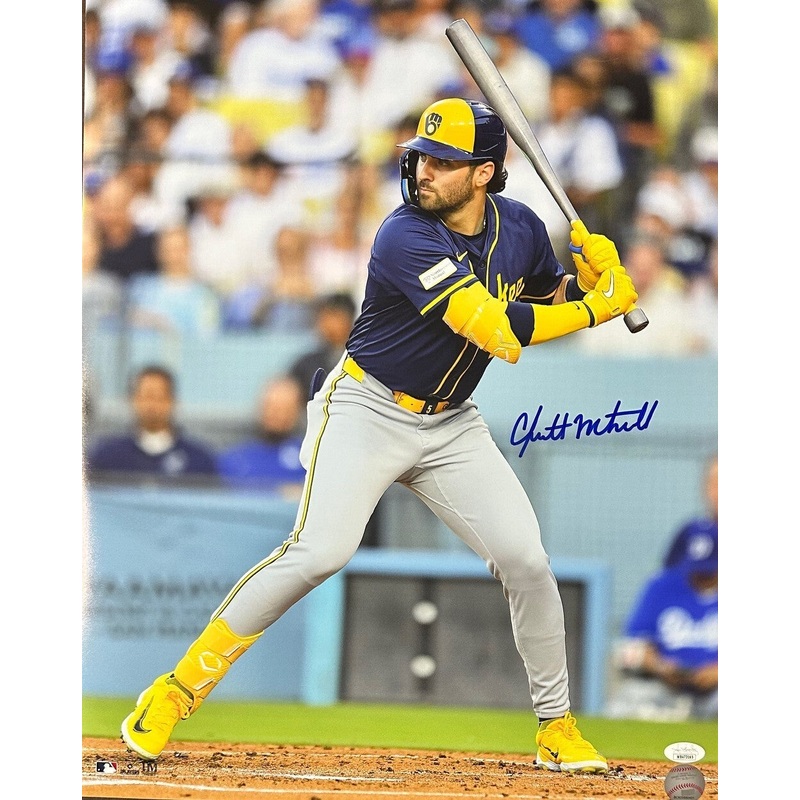 Brewers Outfield Prospect GARRETT MITCHELL Signed 16×20 Photo #7 AUTO – JSA