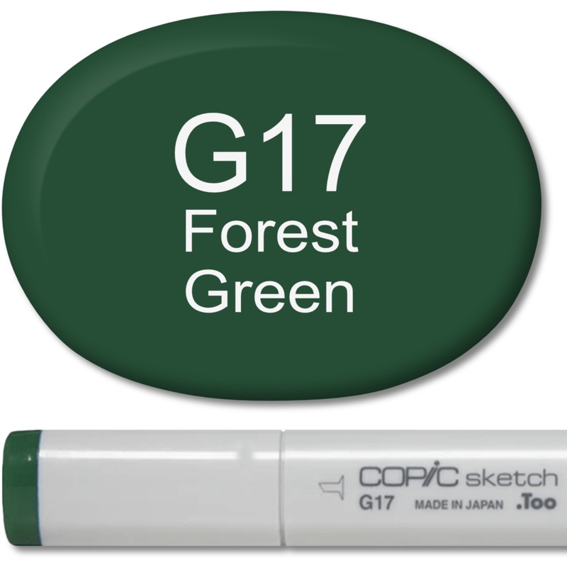 Copic Sketch Marker – G17 Forest Green
