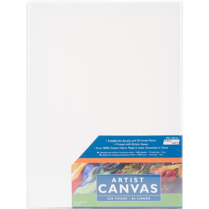 Pro Art Stretched Artist Canvas 9X12