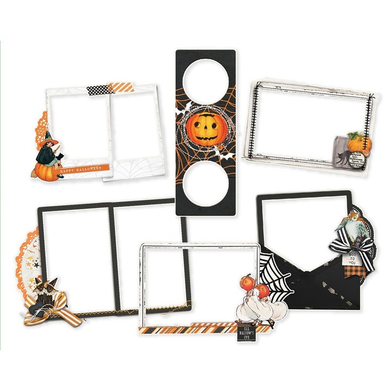 Simple Stories Simple Vintage October 31st Chipboard Frames