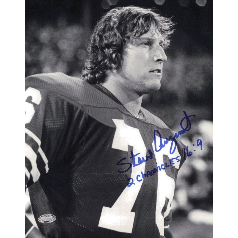 Steve August Autographed Signed 8×10 Photo Seattle Seahawks MCS Holo #63455