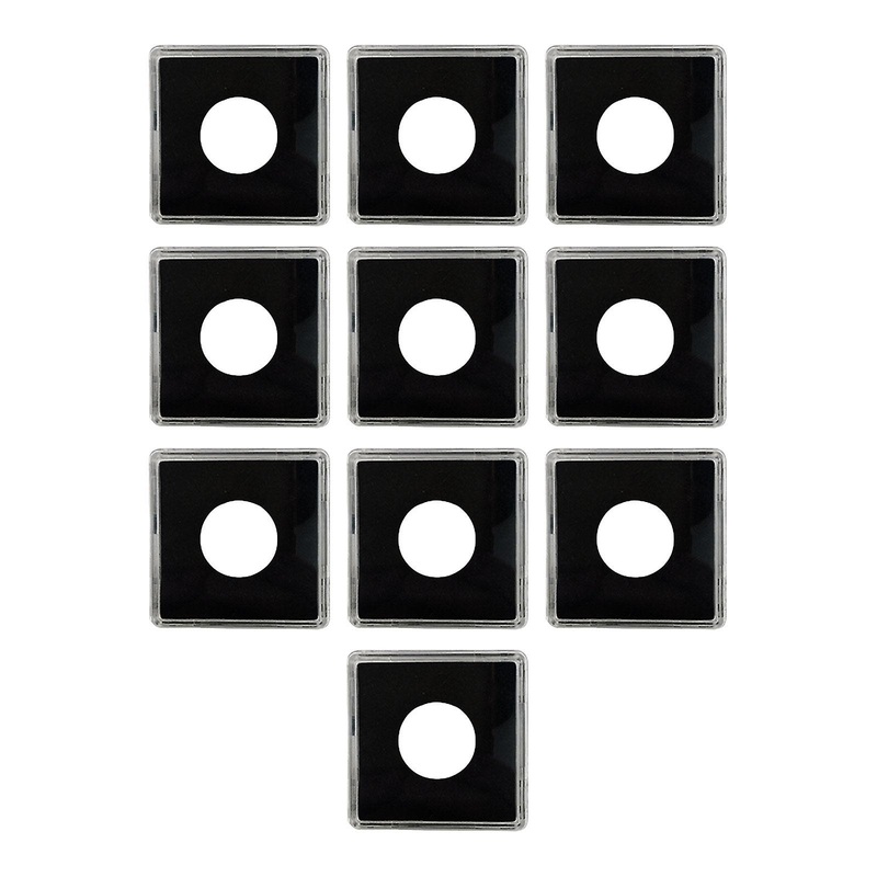 10x Coin Holder Clear Coin Case Album for Collecting Coin Display Collectors 20.5mm
