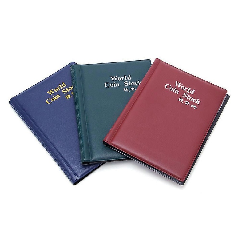 120 Coin Collection Storage  Holders Money Penny Pockets Album Book Collecting