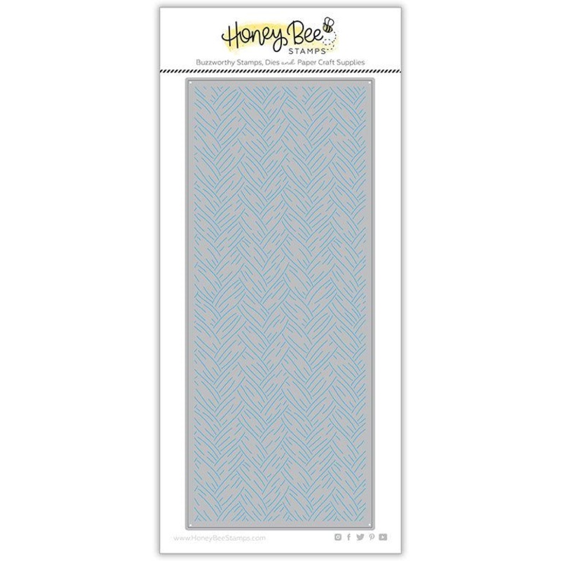 Basketweave Slimline Cover Plate – Honey Cuts – Retiring!