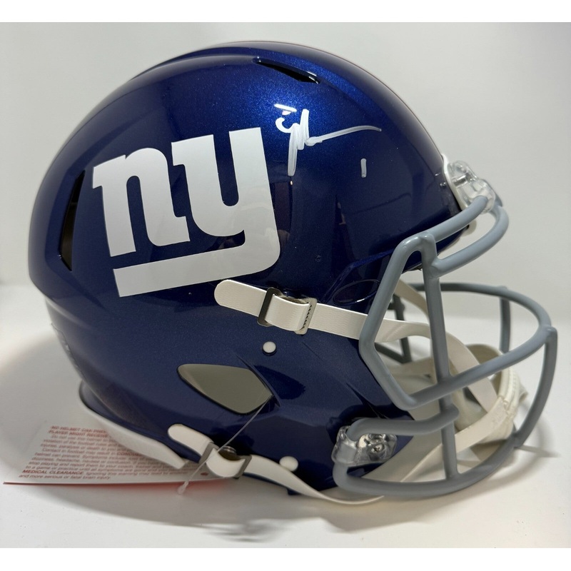 NY Giants MALIK NABERS Signed Full Size Authentic Speed Helmet AUTO – Fanatics